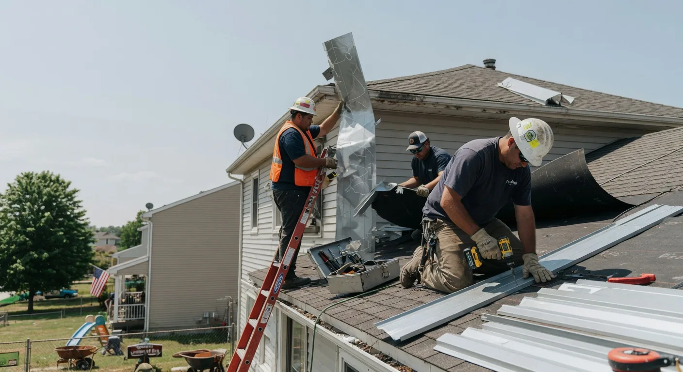 Storm Damage Metal Roof Repair in Picture Rocks, PA